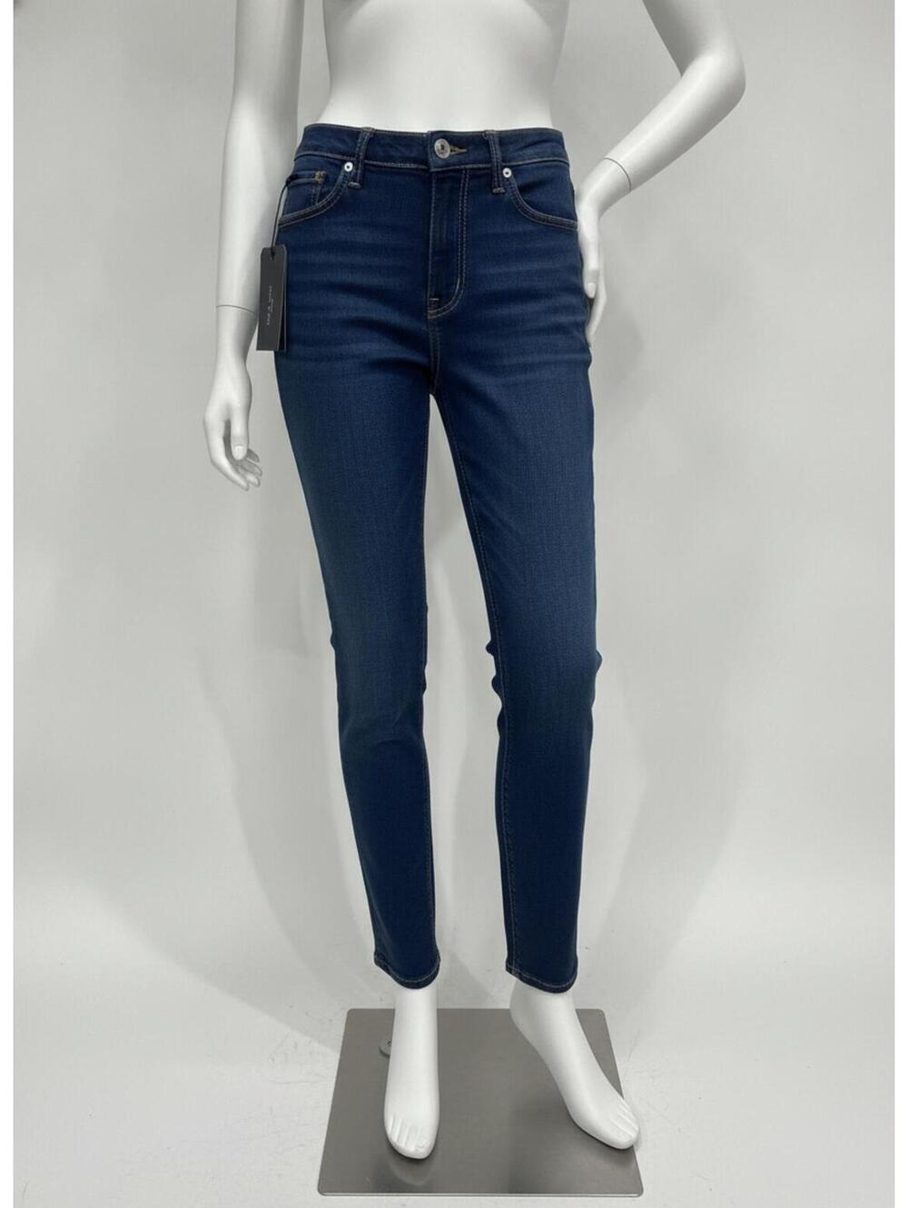 Rag & Bone Nina High-Rise Ankle Skinny Jeans Carmen Size 29